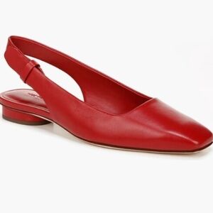 NWOB | Vince Strappy Flats In Cherry Red | Size 9 / Euro 40 | Leather